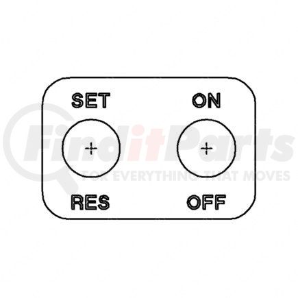 Freightliner 24-00060-000 LABEL-SWITCH,CRUISE,SE