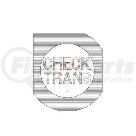 Freightliner 24-00407-027 LENS,IND LT,CHECK TRAN