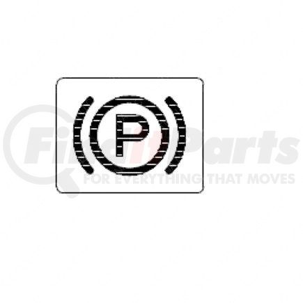 Freightliner 24-00585-004 SYMBOL-PARKING BRAKE,W