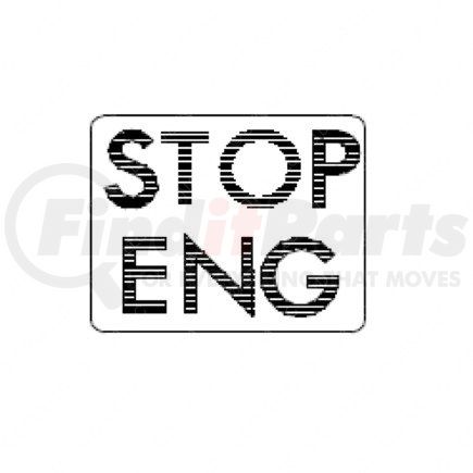 Freightliner 24-00585-016 LEGEND-STOP ENG,WRNLP,