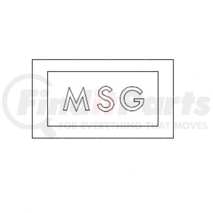 Freightliner 24-00909-013 TELLTALE-ICU3,MESSAGE,