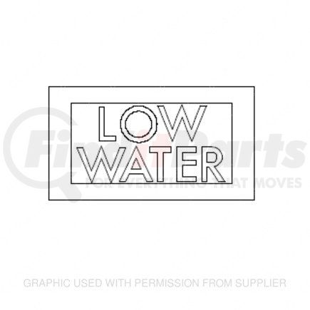 Freightliner 24-00909-042 TELLTALE-ICU3,LOW WATE