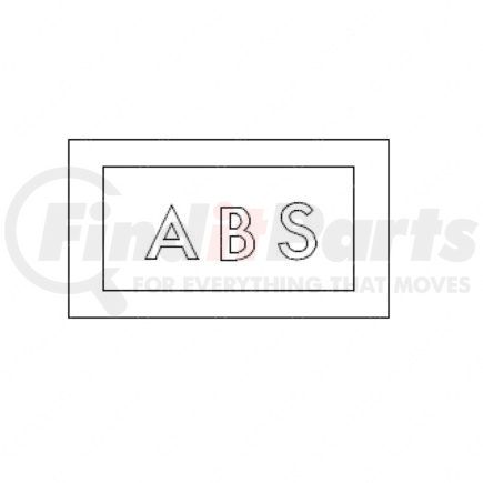 Freightliner 24-00909-051 TELLTALE-ICU3,ABS