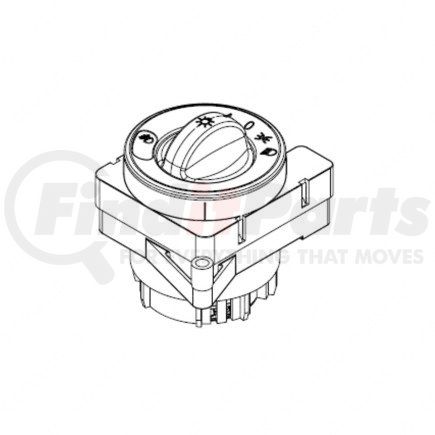 Freightliner 66-14951-001 SW-ROTARY,HDLP,AUTO,FOG,BKLT