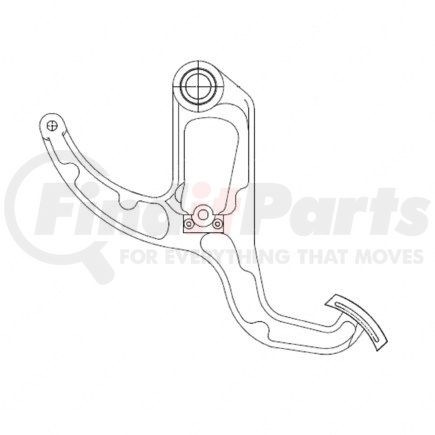 Freightliner A02-12486-003 PEDAL ASSY-CLUTCH