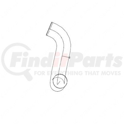 Freightliner A03-24850-000 DUCT,TURBO INLET,COWL,