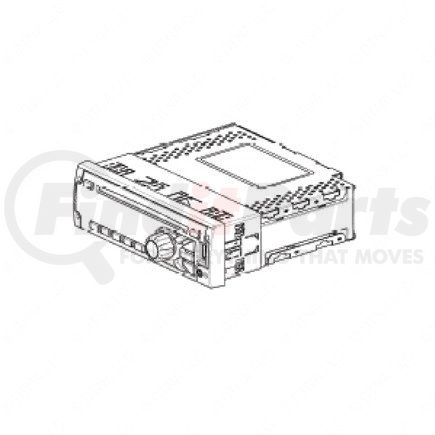 Freightliner A22-77161-000 RADIO-DEA540 AM/FM/WB/CD/BT/SX