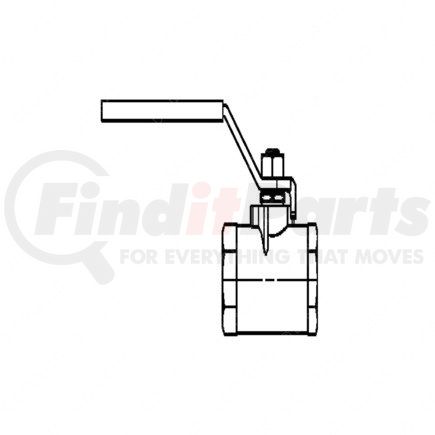 Freightliner A23-09108-008 VLV ASSY-BALL,FPT TO FPT,.75
