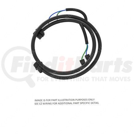 Freightliner A66-01535-001 HARNESS-LT BKUP,OL,CHAS F,MAN,