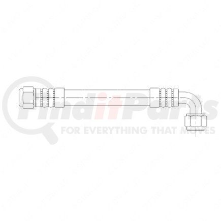 Freightliner A23-12845-051 HOSE ASSEMBLY-WIRE BRD,STL,20,