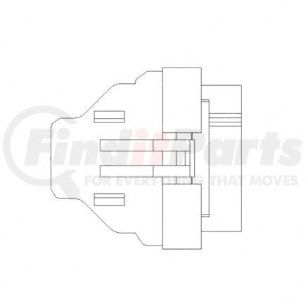 Freightliner A23-13361-000 PLUG 24CAV MICP100W PAC GY