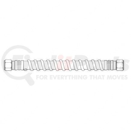 Freightliner A23-13334-019 HOSE- 8,C/B,08 FPT SAE 45 ENDS