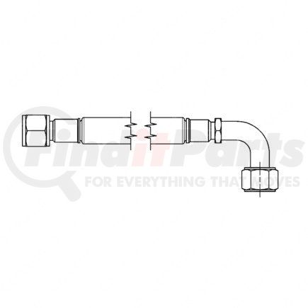 Freightliner A23-13945-033 HOSE- 12,CNG/LPG,1 1/16-12,33I