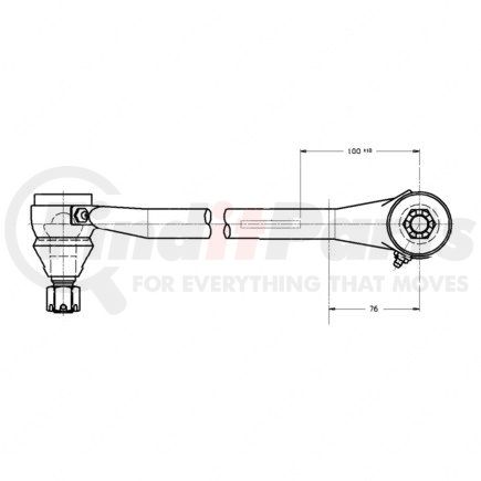 Freightliner A6804600105 DRAGLINK ASM STRG