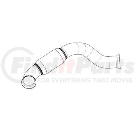 Freightliner A-956-490-55-10 EXHAUST GAS LINE