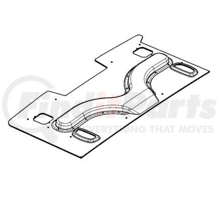 Freightliner A-956-690-05-58-7M99 TRIM, ROOF