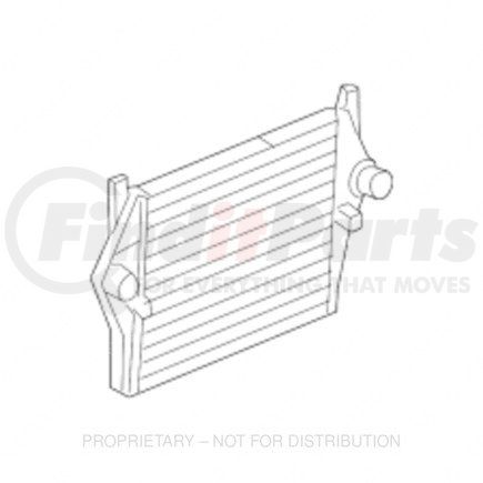Freightliner MSL55057092AA CHARGE AIR COOLER CAC & IS