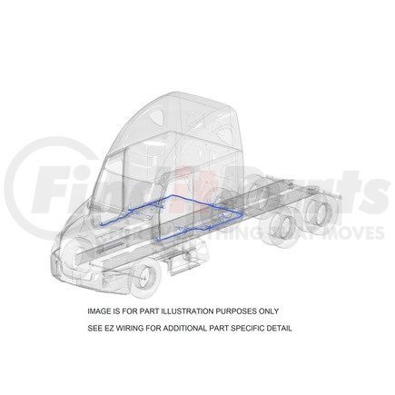 Freightliner S70-00016-052 HARN,FLOOR,P3,10/OBD16/GHG17