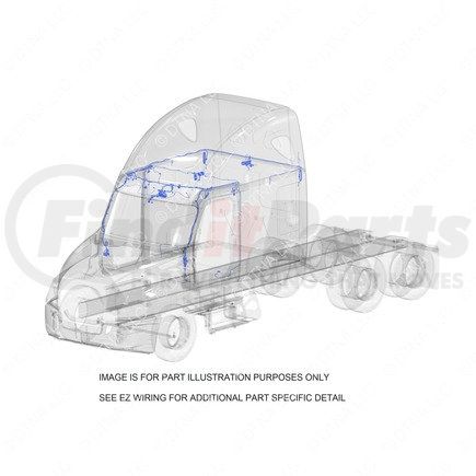 Freightliner S69-00000-257 HARN,OVERHEAD,P3,10