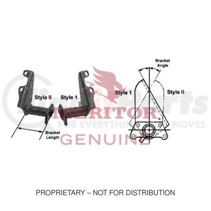 Freightliner TDAA693299Q6257 BRACKET CHAMBER ASM