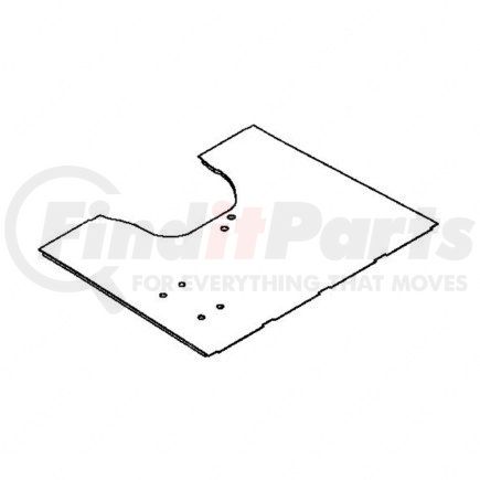 Freightliner W18-00892-074 COVER-FLOOR,116,DAYCAB,LHD