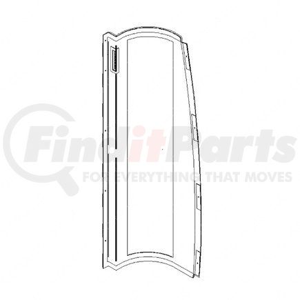 Freightliner WWS54003M7099DA UPH PANEL RH EXH ALCOVE