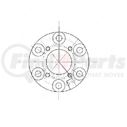 Freightliner WWS122033401 ADAPTER FRONT