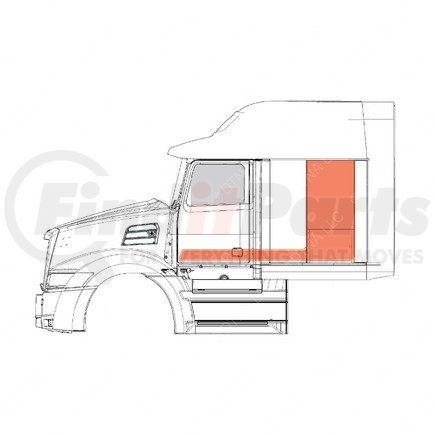 Freightliner 22-74697-021 GRAPHIC-VINYL,SIDE STRIPE