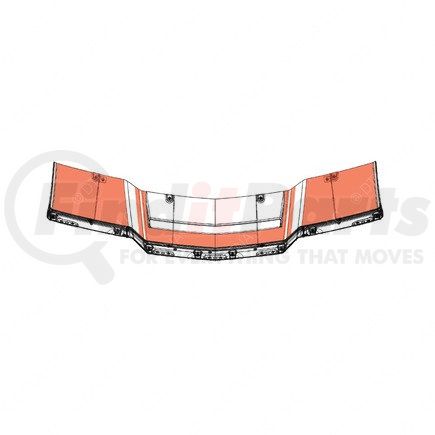 Freightliner 22-74697-023 GRAPHIC-VINYL,VISOR,BRSHD GOLD