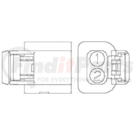 Freightliner 23-13149-211 PLUG-2CAV,J2577S,AI 1326455-1