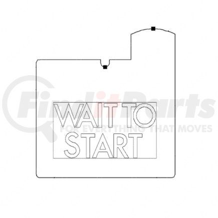 Freightliner 24-54925-053 LEGEND-WAIT TO START