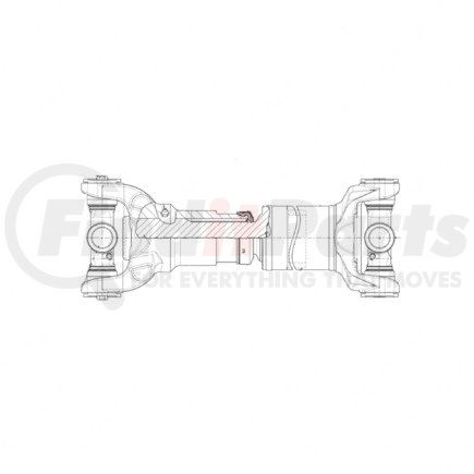 Freightliner A09-11429-392 DRIVELINE-176XLT-HR MAIN,39.5