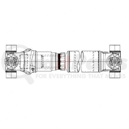 Freightliner A09-11617-531 DRIVELINE-1710HR MAIN,50MM BRG