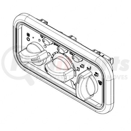 Freightliner A22-73379-006 CONTROL PANNEL ASSEMBLY ROTARY