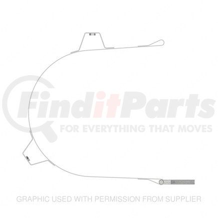 Freightliner A04-31831-000 BAND-ASSY VERT MUF ISX12G RH