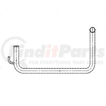 Freightliner A05-16937-000 TUBE ASSY-RAD,LWR,50.8