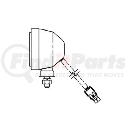 Freightliner A06-26842-000 FOG LIGHT