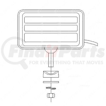 Freightliner A06-30034-002 ROADLIGHT