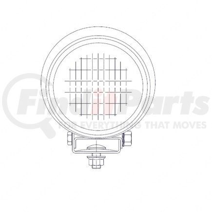 Freightliner A06-18260-000 LIGHT,UTLY,SWIVEL,BOC