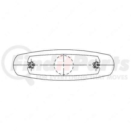 Freightliner A06-20931-000 LIGHT, ACCENT MARKER