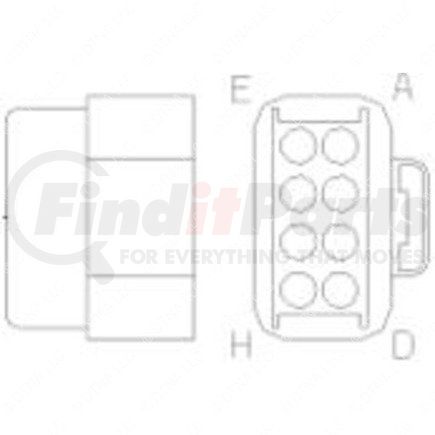 Freightliner A06-25512-014 PLUG 8CAV