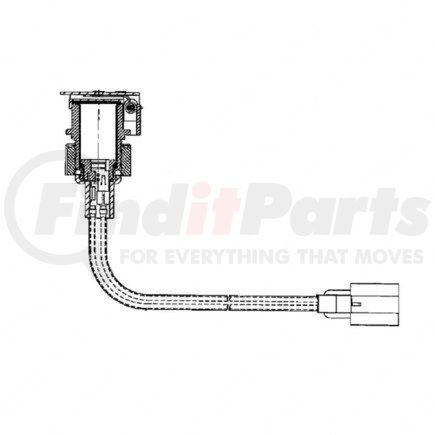 Freightliner A06-69435-001 RECEPTACLE-UTILITY,24V,DASH,M9