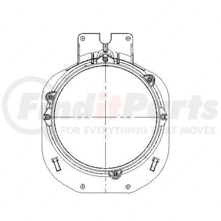 Freightliner A0681174004 HEADLAMP-7 INCH,ROUND,CST1