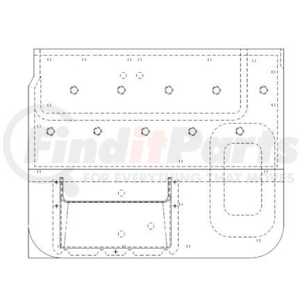 Freightliner A18-37246-400 PANEL-DOOR,CAB,INTERIO