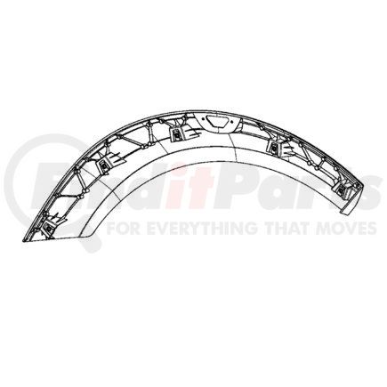 Freightliner A17-21881-000 EXT-WHEEL WELL,HD,LONG,FA,LH