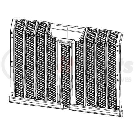 Freightliner A17-21900-000 GRILLE-RADIATOR MTD