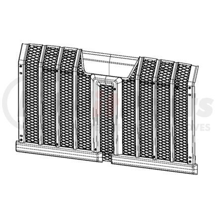 Freightliner A17-21900-001 GRILLE-RADIATOR MTD,FFE