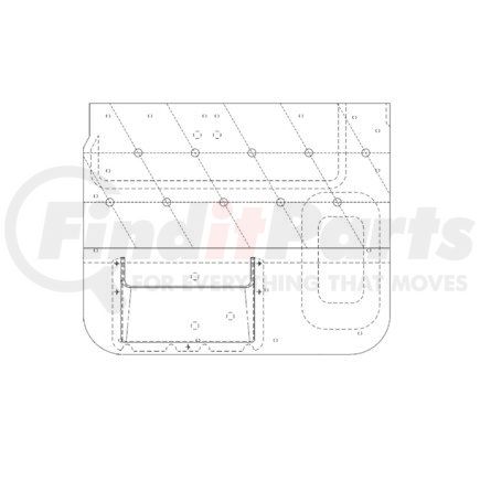 Freightliner A18-49036-110 PANEL-DOOR,CAB INTERIO