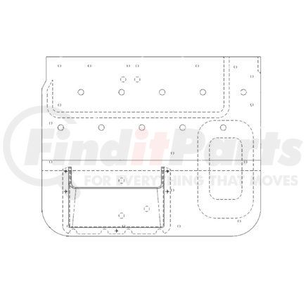 Freightliner A18-49036-404 PANEL-DOOR,CAB INTERIO