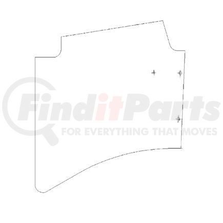 Freightliner A18-49043-000 UPH-CAB,FRNT,LH DRVR C